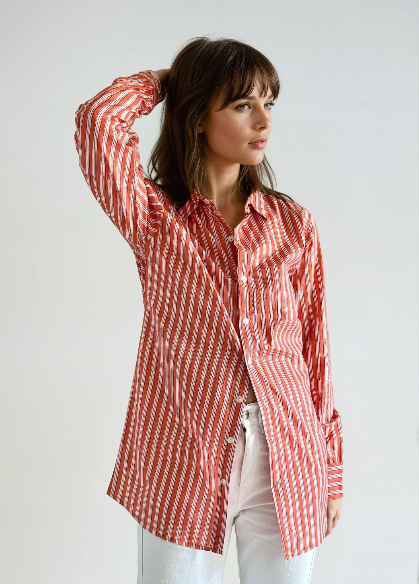 Chemise Prudence orange - Casa Donna Donna