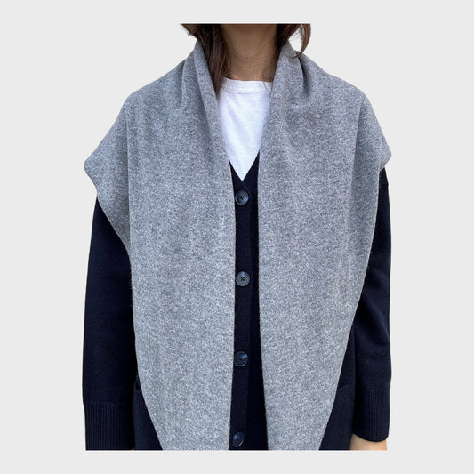Echarpe cachemire gris - MAB