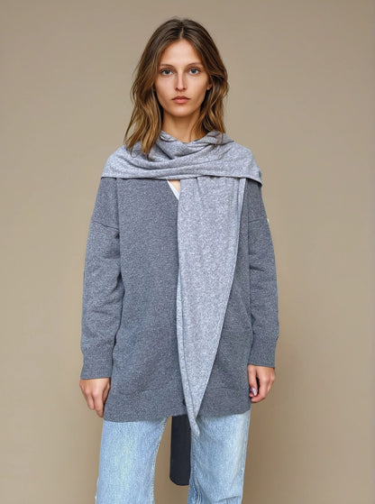 Le cardigan gris - Casa Donna Donna