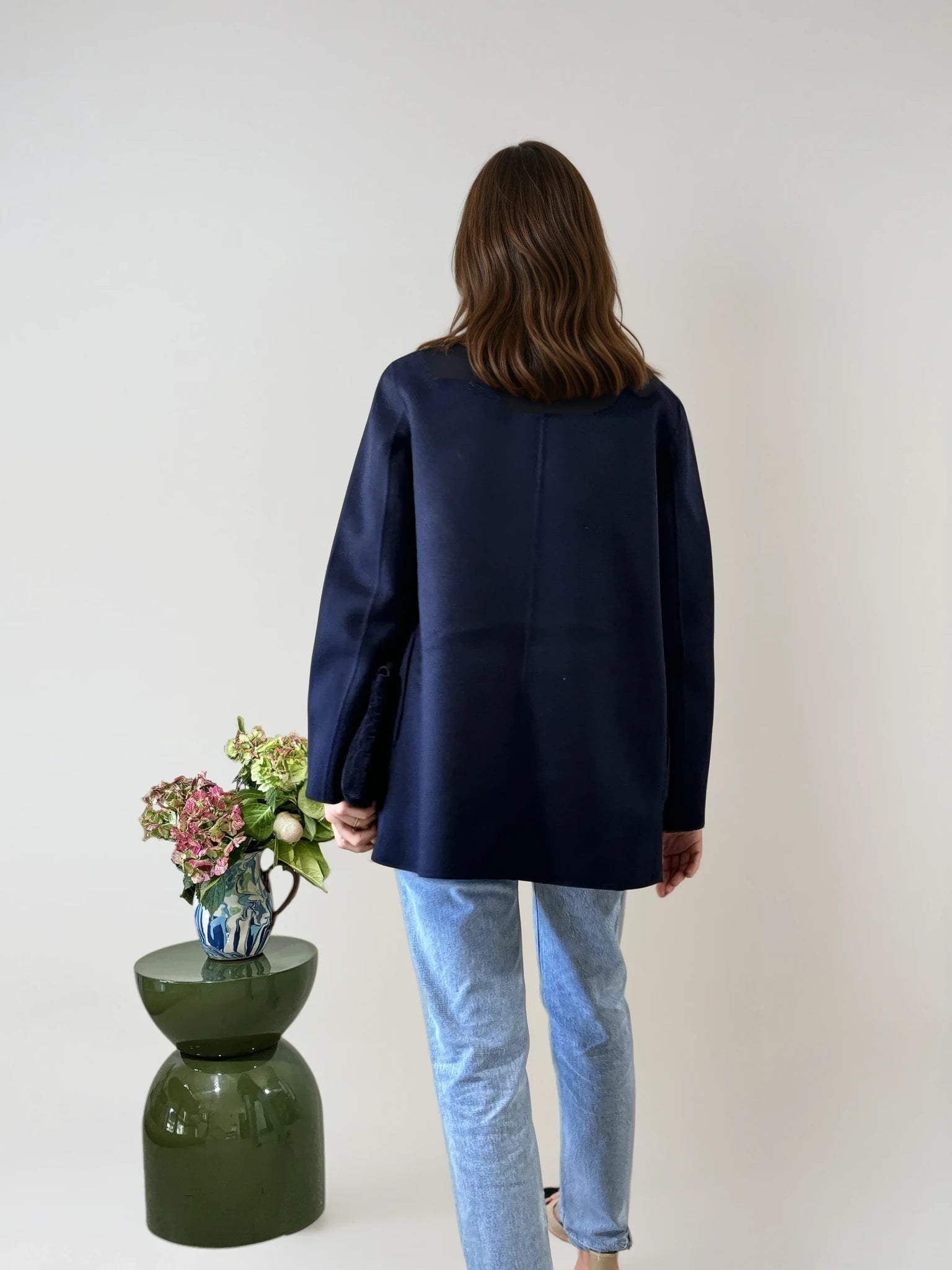 Le Manteau court marine - Casa Donna Donna