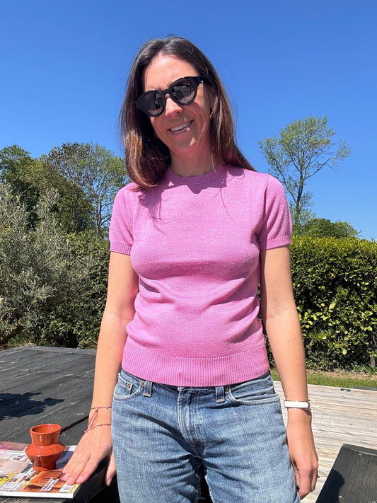 Le pull fin rose - Casa Donna Donna